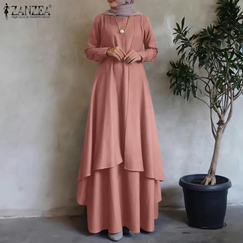 Irregular Hem Oversized Maxi Dress