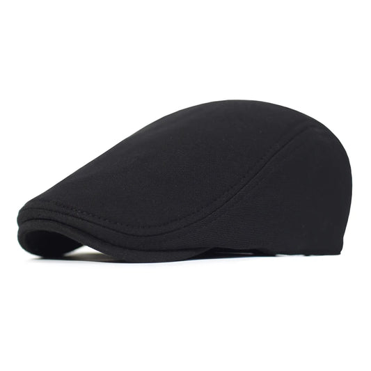 Cotton Newsboy Caps - Soft Casual Retro Flat Driver Beret Hat