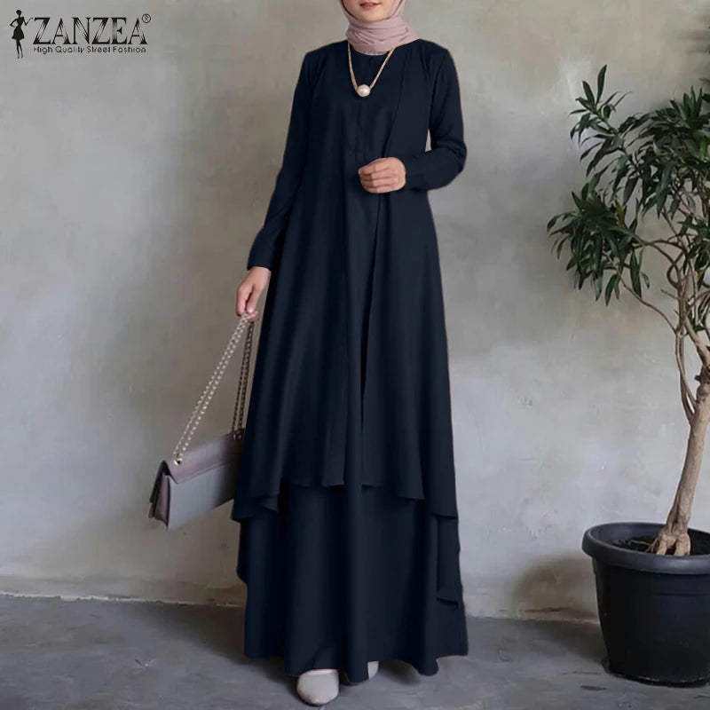 Irregular Hem Oversized Maxi Dress