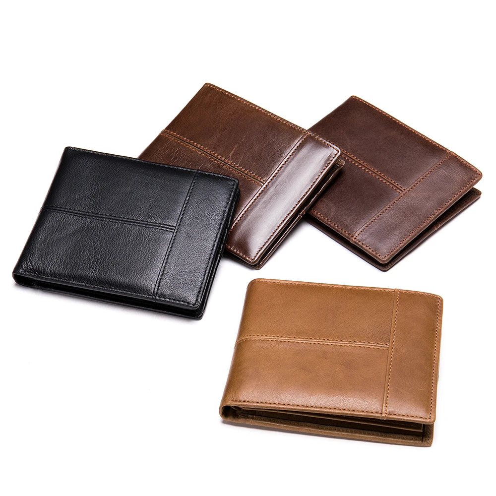 Genuine Leather Wallet with Coin Purse & Cardholder