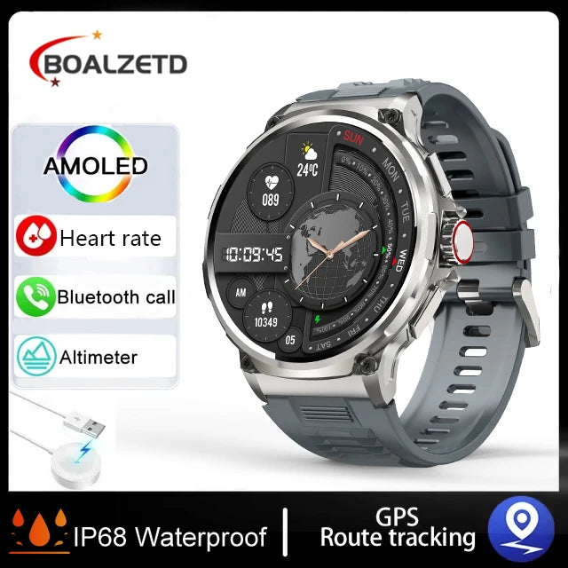 Ultra HD GPS Smartwatch with Bluetooth & 710mAh Battery For Huawei & Xiaomi