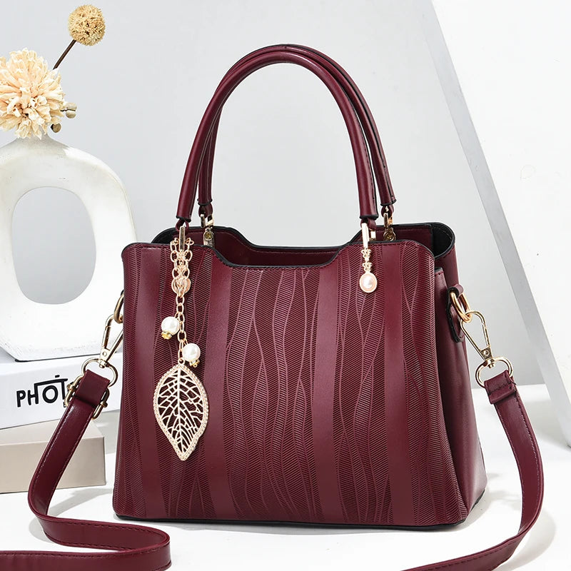 Stylish PU Leather Handbag