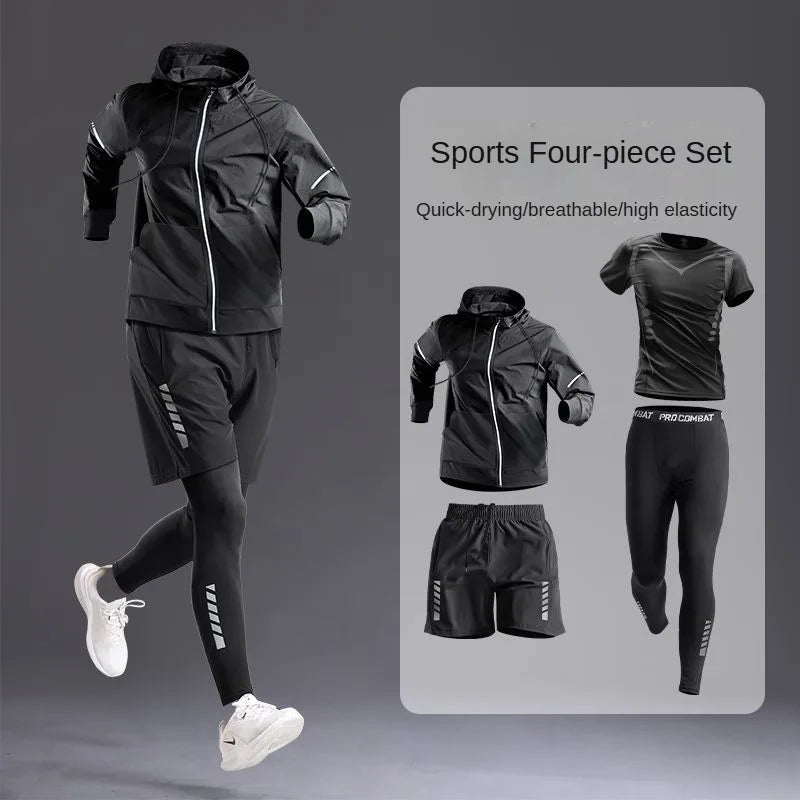 All-Season Mens Sportswear Set/Suit 5 Piece