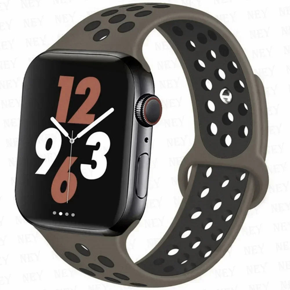 Silicone Sport Straps for Apple Watches