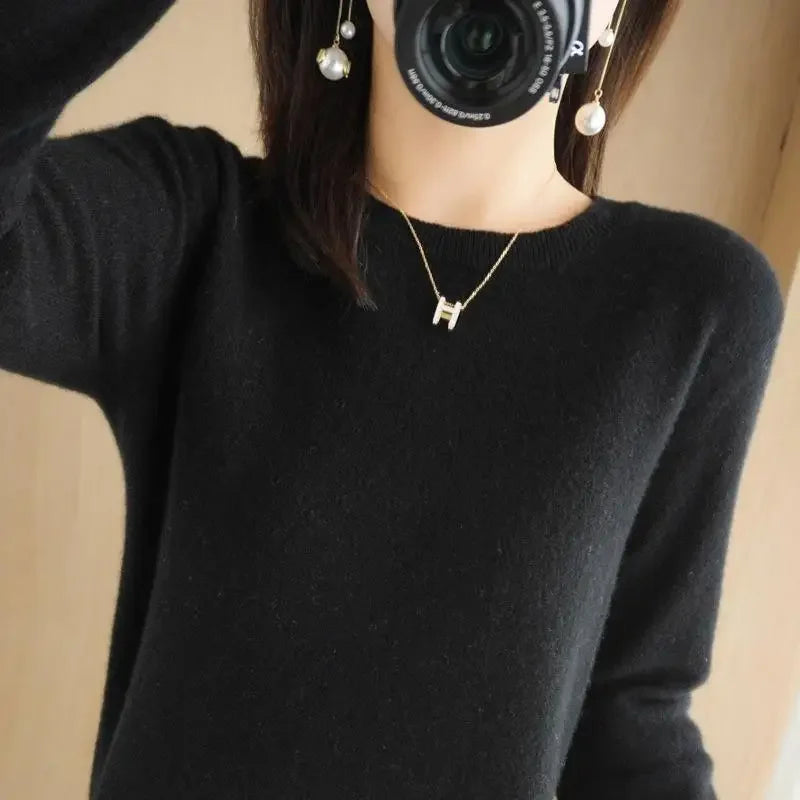 Stylish O-Neck Womens Sweater