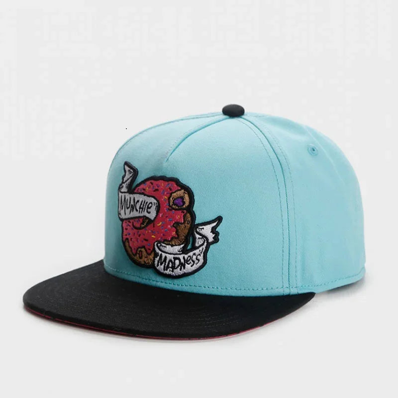 Brand Cookie Embroidery Snap back Hat