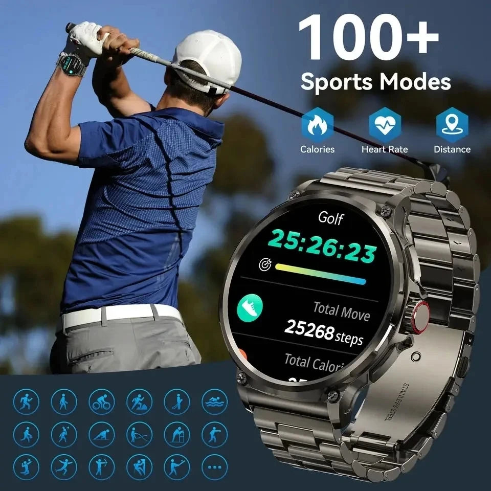 Ultra HD GPS Smartwatch with Bluetooth & 710mAh Battery For Huawei & Xiaomi