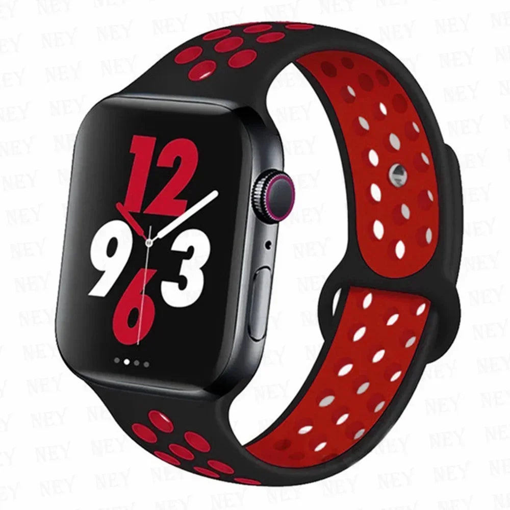 Silicone Sport Straps for Apple Watches