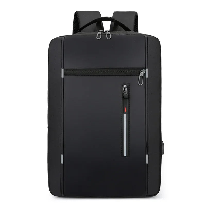 Waterproof Business Backpack for Men, 15.6" Laptop, USB, Large Capacity