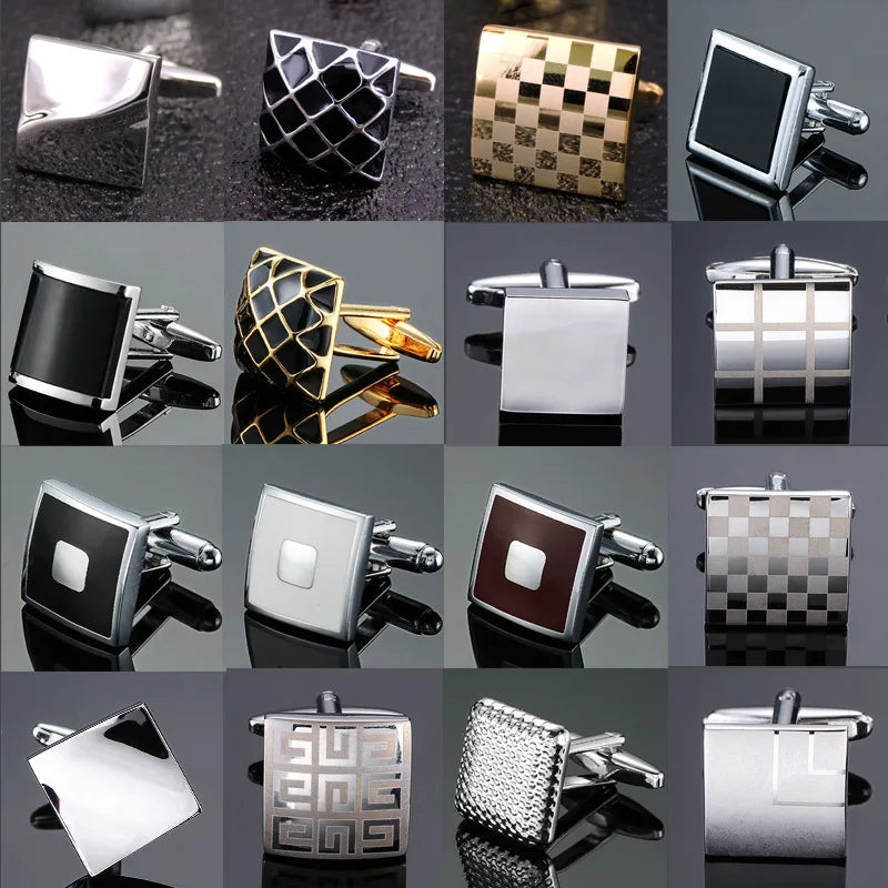 Mens Square Luxury Cuff links