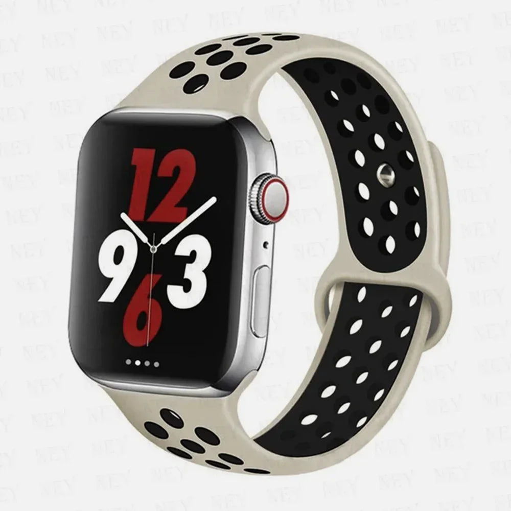 Silicone Sport Straps for Apple Watches