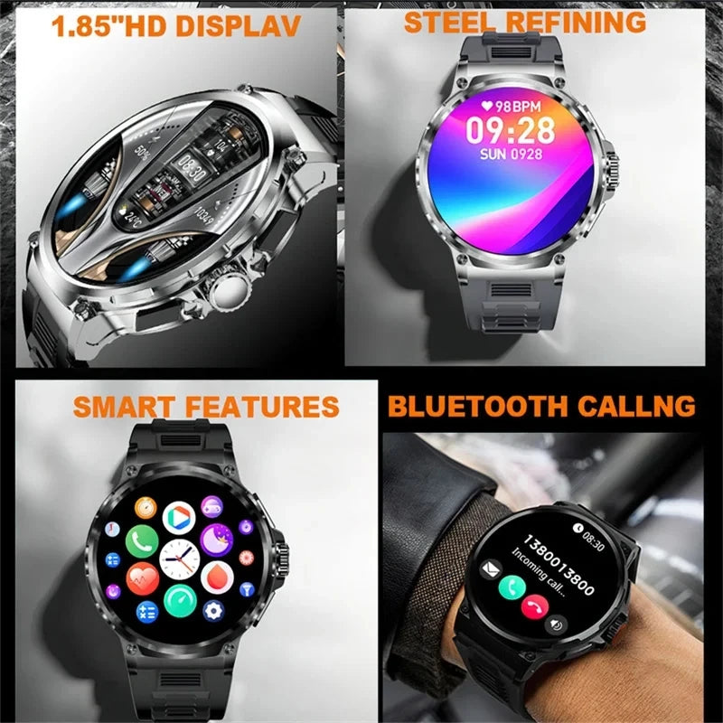 Ultra HD GPS Smartwatch with Bluetooth & 710mAh Battery For Huawei & Xiaomi