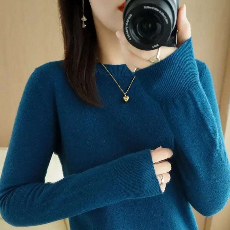 Stylish O-Neck Womens Sweater