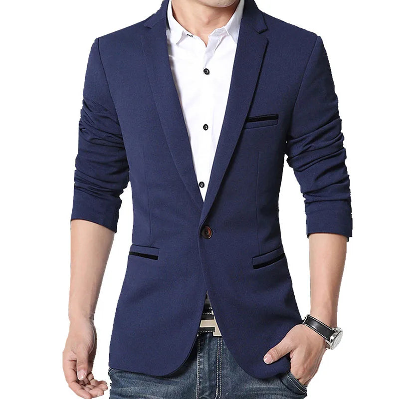 Mens Slim Fit Casual Blazers