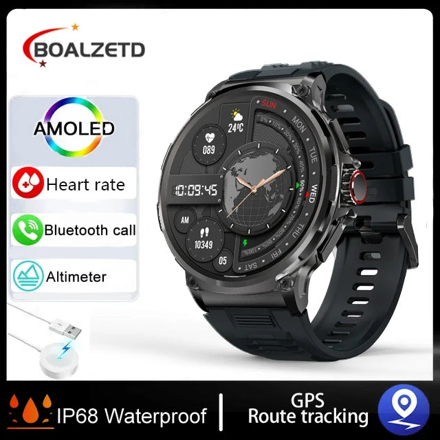 Ultra HD GPS Smartwatch with Bluetooth & 710mAh Battery For Huawei & Xiaomi