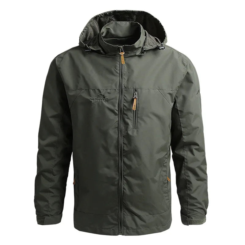 Windbreaker Waterproof Jacket Outdoor Hooded