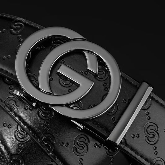 2025 Luxury Leather Belt with Automatic Buckle For Men