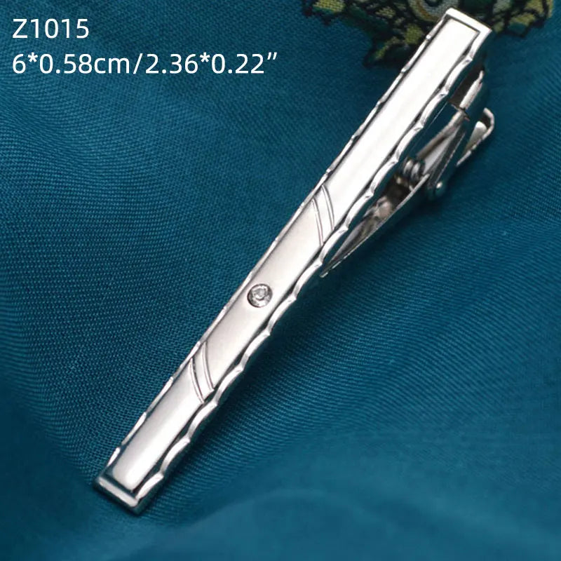 Tie Clips For Men Necktie Clasp Gentleman Crystal