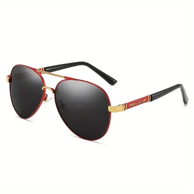 Polarized Mens Metal Frame Sunglasses UV400