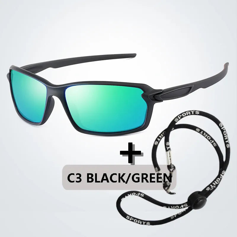 Men's Polarized Square Sunglasses UV400 for Driving & Sports