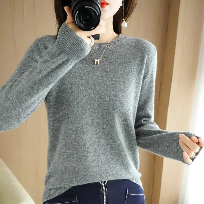 Stylish O-Neck Womens Sweater