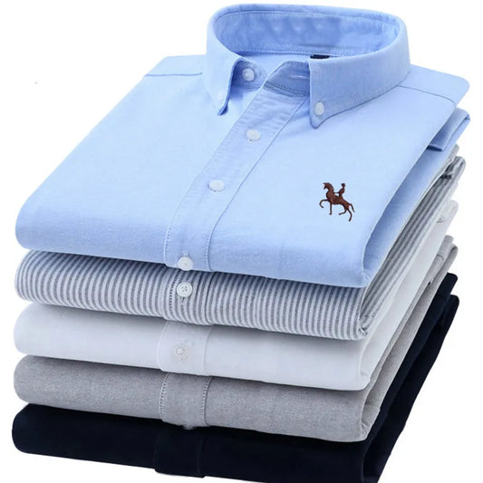 Oxford Quality Embroidered Shirts