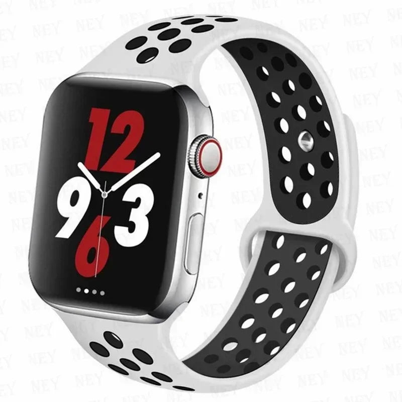 Silicone Sport Straps for Apple Watches