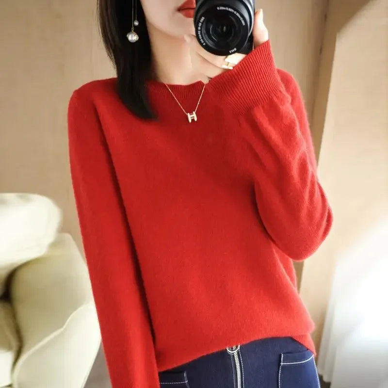 Stylish O-Neck Womens Sweater