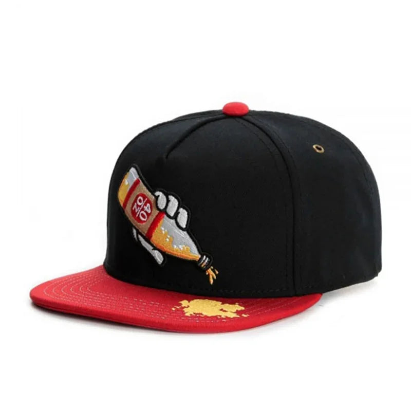 Brand Cookie Embroidery Snap back Hat