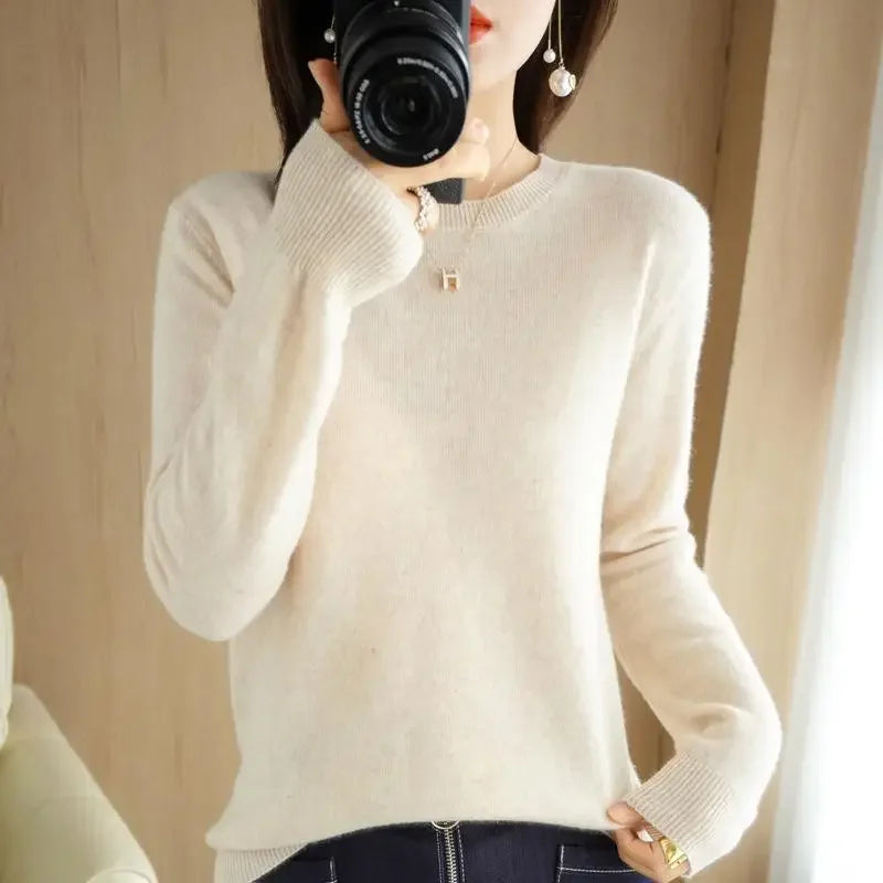 Stylish O-Neck Womens Sweater