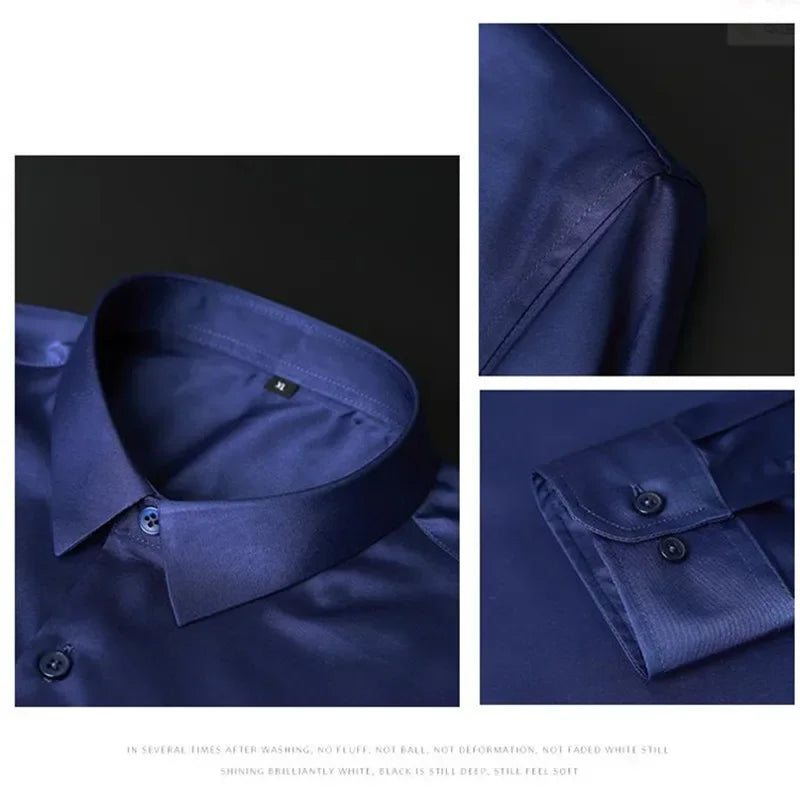 Luxurious Silk Poplin Shirts - Top Quality