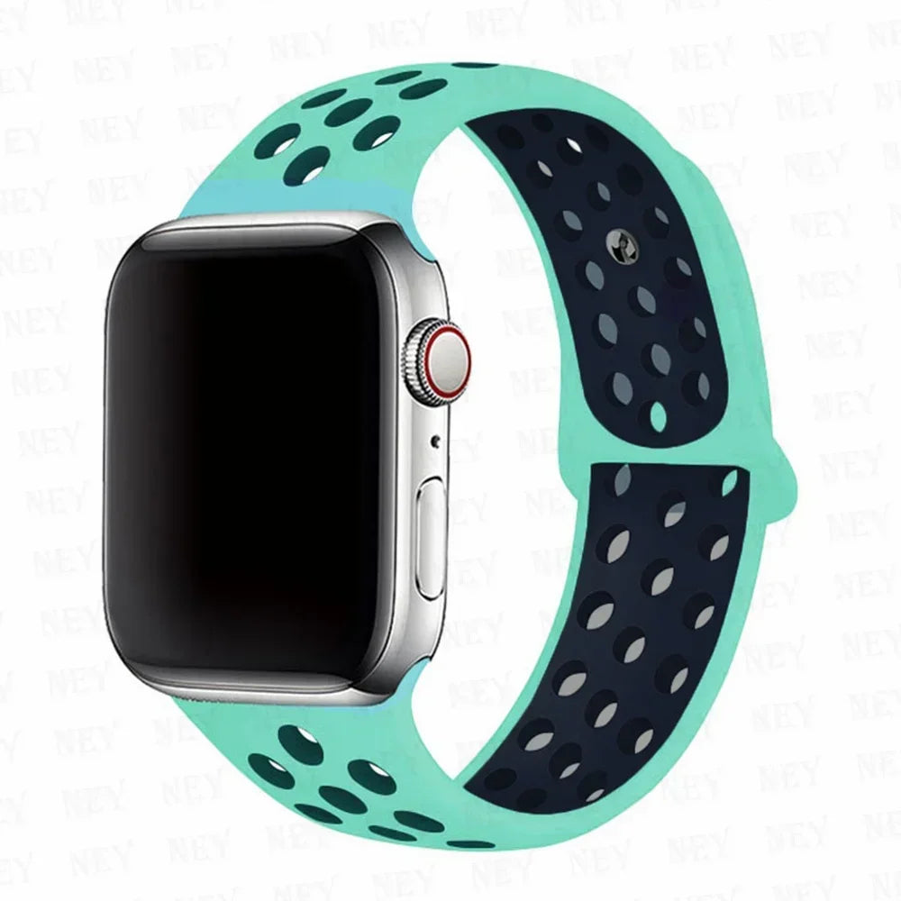 Silicone Sport Straps for Apple Watches