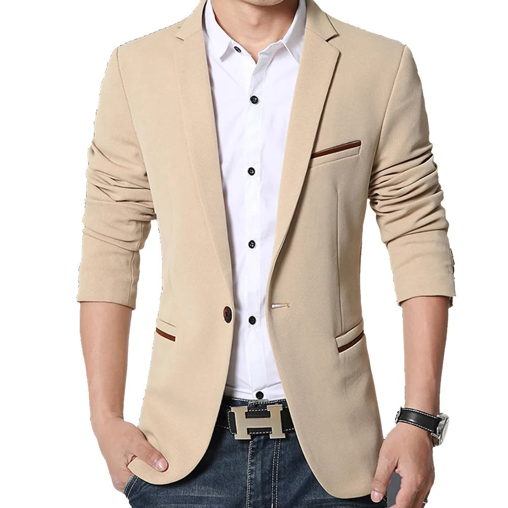 Mens Slim Fit Casual Blazers