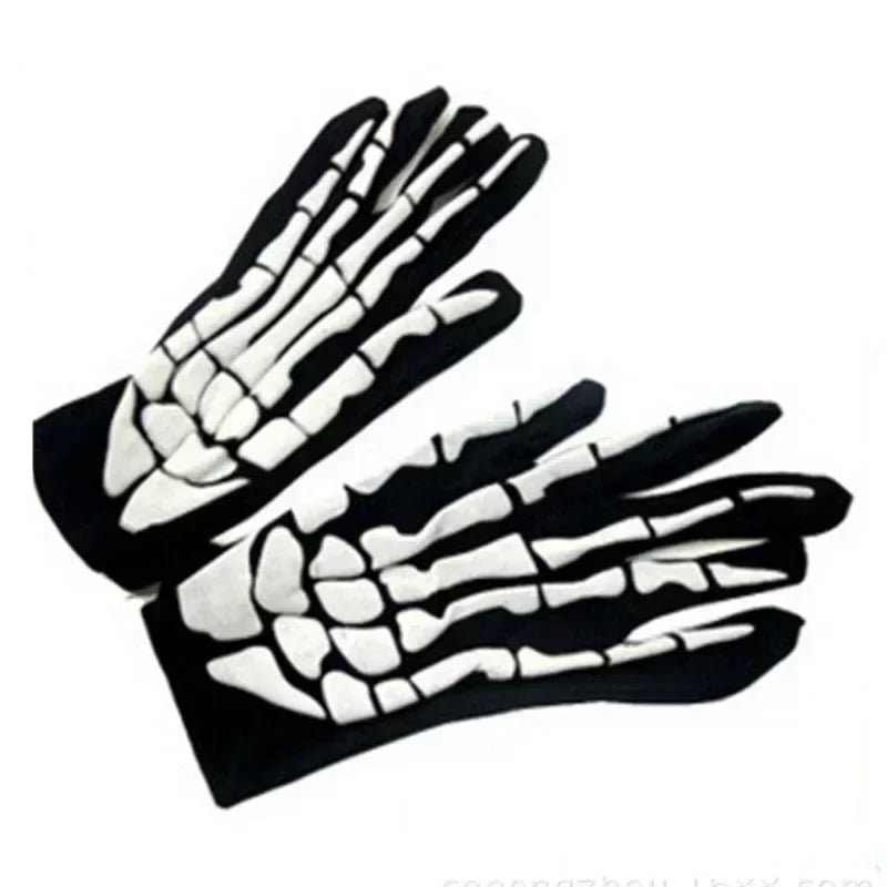 Mens Skull Claw Gloves