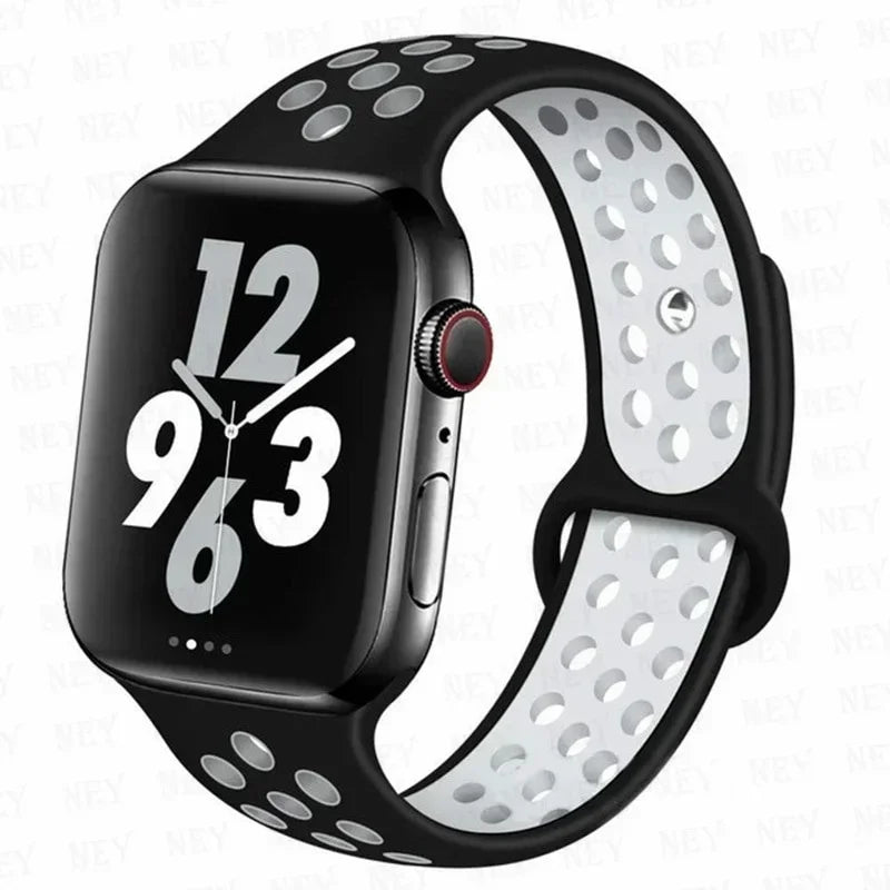 Silicone Sport Straps for Apple Watches