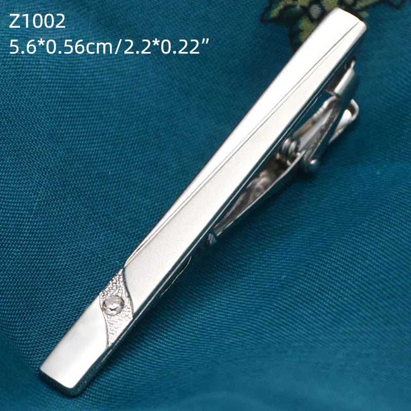 Tie Clips For Men Necktie Clasp Gentleman Crystal