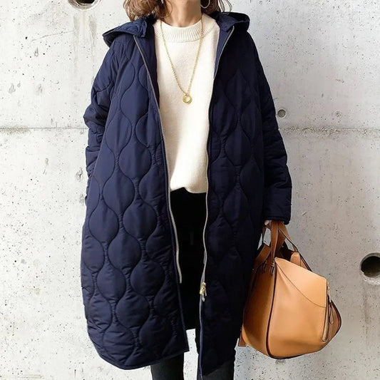 Womens Long Hooded Oversized Coat