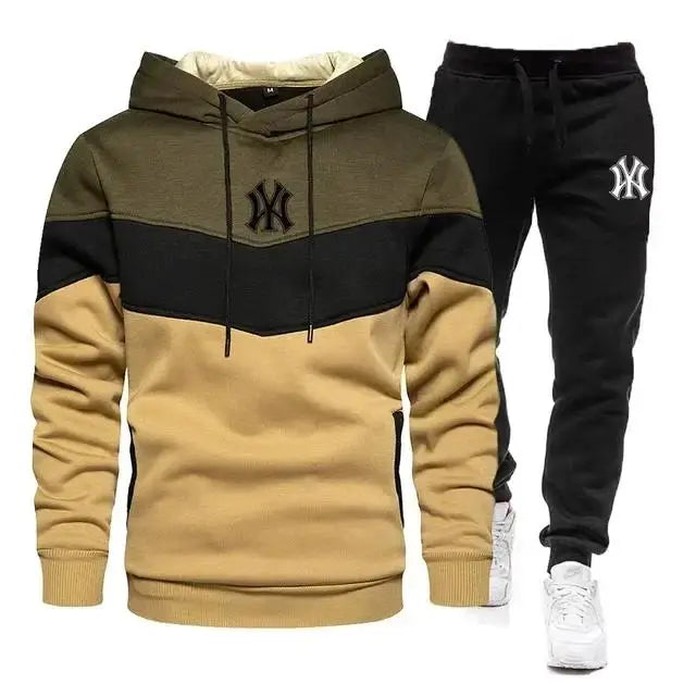 New York Brand 2 Piece Casual Tracksuit Set