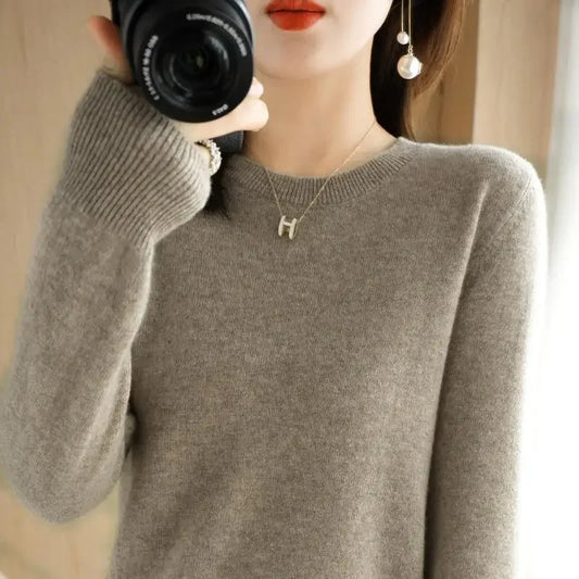 Stylish O-Neck Womens Sweater