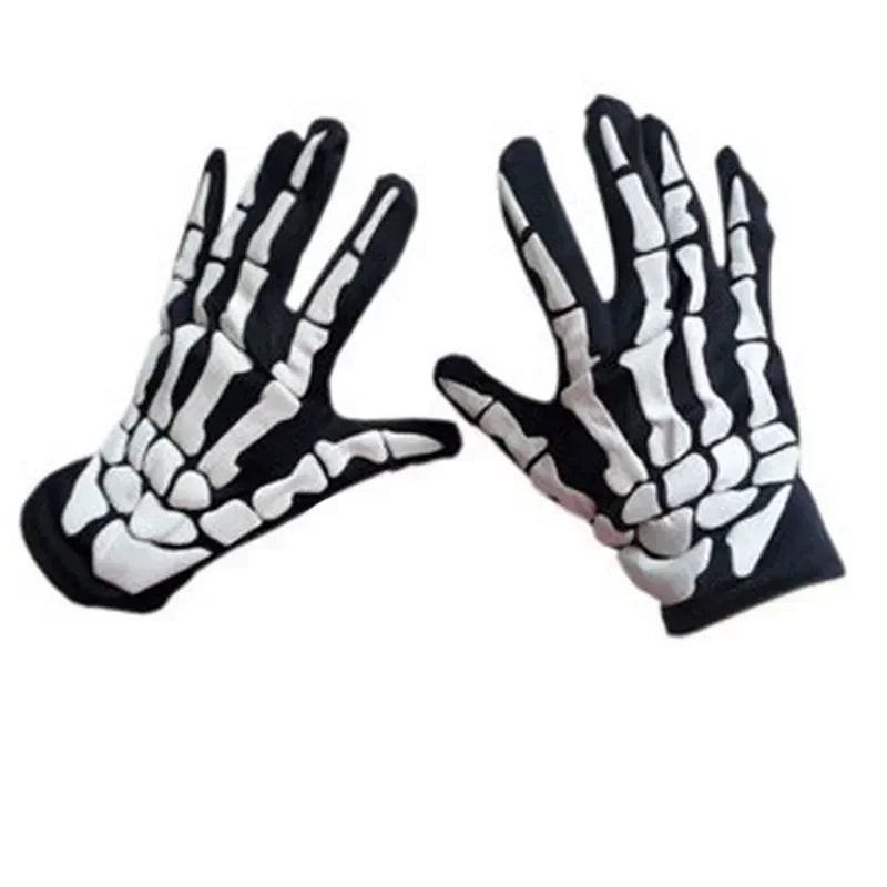 Mens Skull Claw Gloves