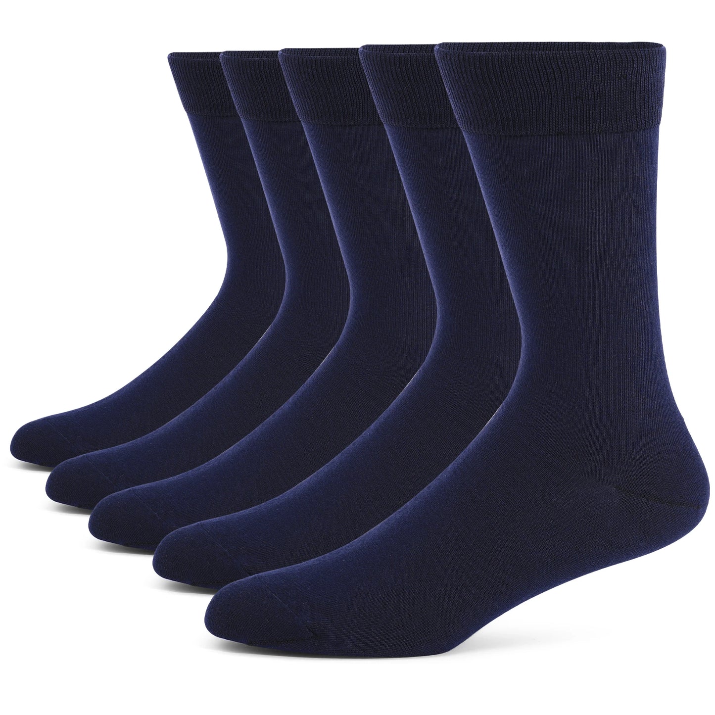 5 Pairs Men's Large Size Combed Cotton Argyle Dress Socks