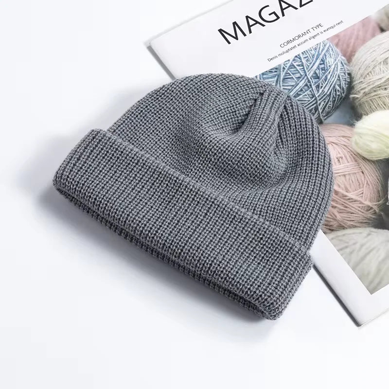 Warm Woollen Hat - Winter Ear Protection & Versatile Knit