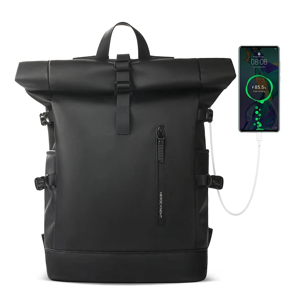 Expandable Waterproof Travel Backpack - 15.6" Laptop, USB Port