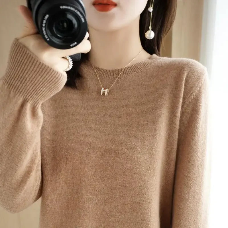 Stylish O-Neck Womens Sweater