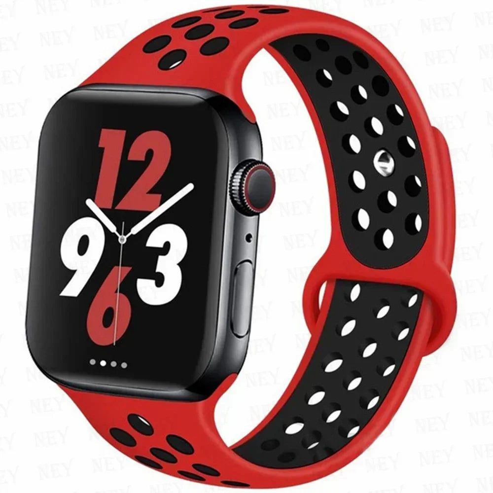 Silicone Sport Straps for Apple Watches