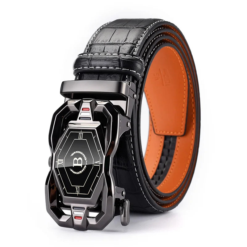 HCDW Men's Luxury Genuine Leather Belts