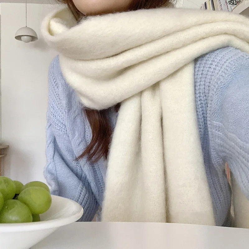 Soft Thick Winter Cashmere Scarf