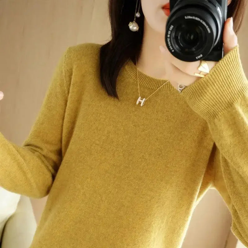 Stylish O-Neck Womens Sweater