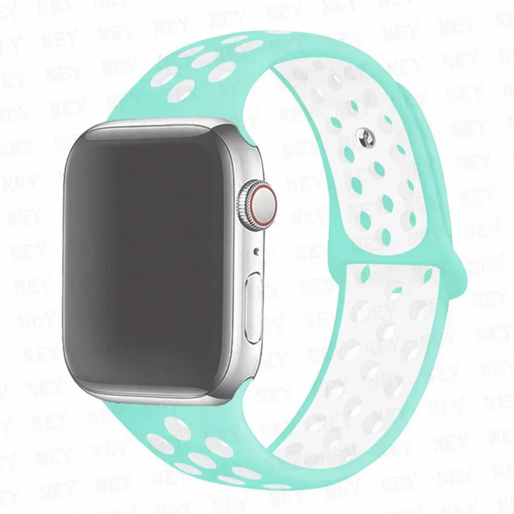 Silicone Sport Straps for Apple Watches