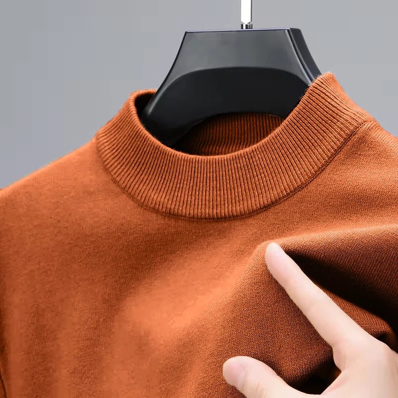 Half Turtleneck Knitwear Sweater Mens